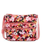 Vera Bradley Utility Crossbody Bag in Cotton Rose Floral