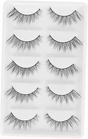 HAKIDZEL Natural Eyelashes Individual False Eyelashes Extensions Fluffy Long Makeup Lashes