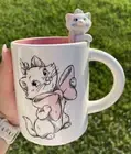 Disney The Aristocats Marie Ceramic Mug Bonjour Marie NEW w/ Tags!