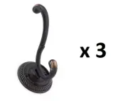 *LOT OF 3* Onward 3-7/8 in. Oil Rubbed Bronze Classic Wall Mount Coat Hook *NEW*