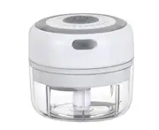 100mL Mini Electric Garlic Chopper USB Charging Ginger Masher Machine Sturdy Durable Chili Food Crusher Kitchen Tool - White