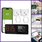 Wifi Freezer Thermometer Alarm with Digital Monitor Hub, App and Email Alerts