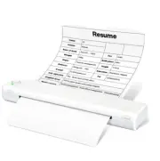 Portable Printer Wireless for Travel, M08F-Letter Bluetooth Mobile Printer Suppo