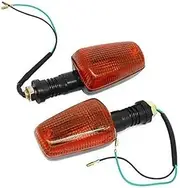 Front Rear Turning Indicator Lights 2 Motorcycle Rear Turn Signal Light, for TW200 XT225 XT250 FZR400 FZR600 Radian 600 XT600 Rear Indicator Motorcycle Turn Signal Lights