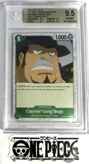 BGS 9.5 One Piece ST02-004 C Capone"Gang"Bege Flag Foil - English - PRB01 - TCG
