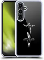 Head Case Designs Officially Licensed Liverpool Football Club Scouse Black Bill Shankly Quotes Soft Gel Case Compatible with Samsung Galaxy S24+ 5G