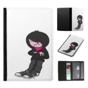 PASSPORT ITINERARY ORGANIZER|CUTE EMO CHIBI FASHION 1