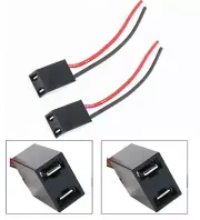 Wire Pigtail Female P S H7 Two Harness Head Light High Beam Bulb Connector Lamp (for: Volkswagen)