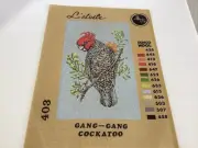 Tapestry Printed Canvas L’etoile Gang Gang Cockatoo Australian Bird Unworked