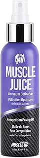 Muscle Juice Competition Posing Oil, Maximum Definition, 4 fl oz (118.5 ml)