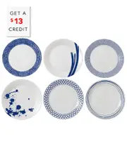Royal Doulton Pacific Dinner Plates (Set of 6) with $13 Credit