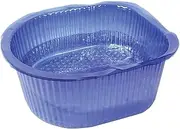 ForPro Professional Collection Universal Pedi Bath Liners 50% THICKER, Fit Foot Bath, Disposable Pedicure Foot Tub Liners for Foot Spa Basins & Soaks, Blue, 100-Count