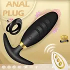 Anal Plug Vibrator Women Men Butt Plug Prostate Massager Remote Control Sex Toys