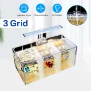 Aquarium Betta Fish Tank Fish Breeding Box Acrylic Fighting Fish Isolation Box