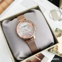 在飛比找蝦皮購物優惠-簡約時尚女錶 小直徑手錶女 OB手錶 編織網錶帶石英錶 玫瑰