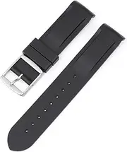 [BBZ] Soft Rubber Strap New Silicone Watch Strap Compatible with Omega X Swatch Moon Watches Men Women 20mm Curved End Rubber Wrist Band