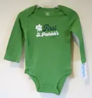 NWT Carter's My First St. Patrick's Day Shirt Size 18 Months