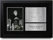 HWC Trading A4 FR William Hartnell Dr Who First Doctor Gifts Printed Signed Autograph Picture for TV Show Fans - A4 Framed