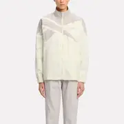 Open Hem Vector Track Jacket Chalk/Hazy Grey