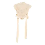 [Zimmermann] Zimmermann Hypnotic Lace Ruffled Top 0 NUMERIC NEUTRALS