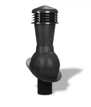 Attic Wind Shingle Metal Roof Vent Non-Insulated Exhaust Ventilator Black NEW