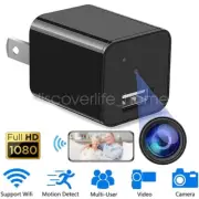 Mini Camera WiFi 1080P USB Charging Adapter Motion Detection Home Security Cam