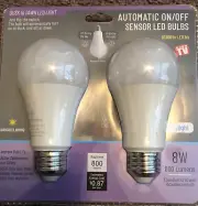 Dusk to Dawn LED LIGHT Automatic On/Off Sensor LED Bulbs “ As Seen On TV”