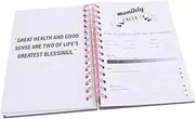 Portable Workout Notebook for Women Fitness Planner Gym Equipment Tracker for Bodybuilding