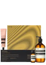 Aesop Tuneful Textures Set, Gift Sets, Resurrection Aromatique Balm 500ml, 50ml and 75ml