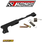 Aeroflow Throttle Cable Bracket Designed for Holley Sniper Direct Bolt on, Black