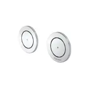 Caroma INVISI SERIES II ROUND DUAL FLUSH CUSTOM BUTTONS, CHROME*Australian Brand