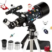 Telescope for Kids Adults Astronomy Beginners Over 8 Years Old, 70mm Aperture...