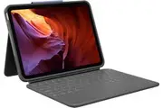 Logitech Rugged Folio Protective Keyboard Case for iPad 10th Gen - Oxford Grey [920-011296]