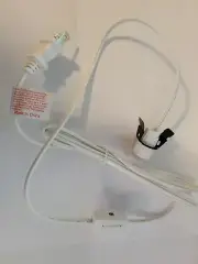 Single Clip In Light Socket Cord with On/Off Switch, W/O Bulb