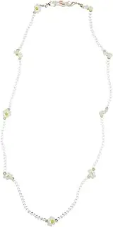 [LIFKOME] 1PC Fresh Multi Purpose Stylish Neck Chain for Glasses and Masks Elegant Lost Chain White Versatile Beaded Design for Eyewear and Accessories