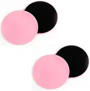 YVRUXIKN 4Pcs Dual Sided Gliding Discs Core Sliders Ultimate Core Ab Fitness Trainer. Leg Exercise Gear for Gym, Home, Yoga, Pilates | Strengthen Abdomen, Burn Fat, Improve Balance