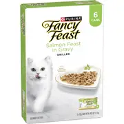 Fancy Feast Salmon Feast In Gravy Wet Cat Food 85g x 6 pack