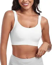 [WOWENY] Women's Soft Bra without Underwire Push Up Wavy Edges Comfortable Seamless Bra Non-Wired Bra Soft Cups Bra T-Shirt Bra Comfit Bra