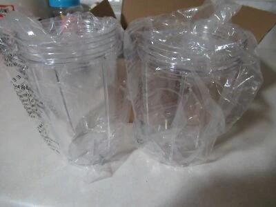 2 Replacement 24 oz Cups for NutriBullet 600W and Pro 900W Blender