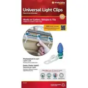 Simple Living Universal Light Clips 100ct Easy Install Gutters, Shingles-NEW
