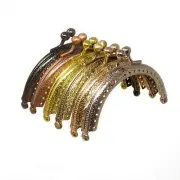 6 Pcs Metal Purse Frame Kiss Clasp Lock Arch Shape Coin Bag Clasp