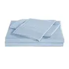 1200 Thread Count 100% Egyptian Cotton Sheet Set Stripe Hotel Grade - King - Cha