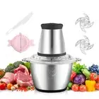 Meat Grinder Electric, Small Food Processors, 2L Stainless Steel Meat Blender...