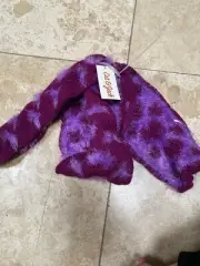 New Cat & Jack Purple Knit Yarn Scraf Osfm