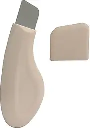Zorfeter Beige Deep Clean Blackhead Remover, Silicone Face Scraper Skin Spatula, Safe Nose Scraper for Men and Women