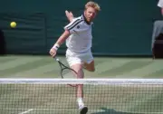 Boris Becker of Germany at Wimbledon June 1999 Becker was defeated- Old Photo