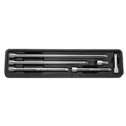 Koken KOPK2763/6 6 Piece 28mm-250mm 1/4" Square Drive Wobble Extension Bar Set