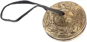 UPKOCH Spiritual Bell Hand Cymbals for Music Rituals Mini Gong Band Cymbals Crafted Brass Versatile Use