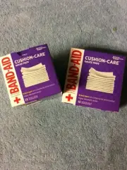 Band-Aid Cushion Care Gauze Pads 10 Medium and 25 Small