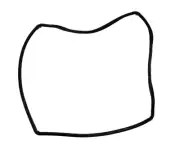 Oven Door Seal Frontal Gasket 393595. Suits Baumatic